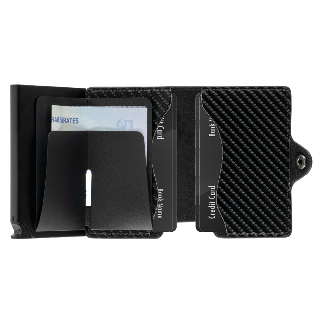 Twist Fiber Flat RFID Wallet